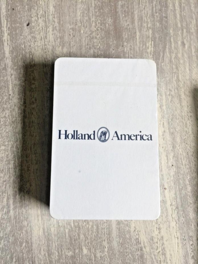 HOLLAND AMERICA CRUISE LINES PLAYING CARDS