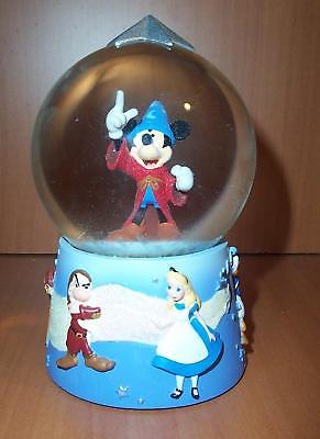 Disney Store Mickey Mouse Fantasia Sorcerer's Apprentice Snow Globe/Snowdome