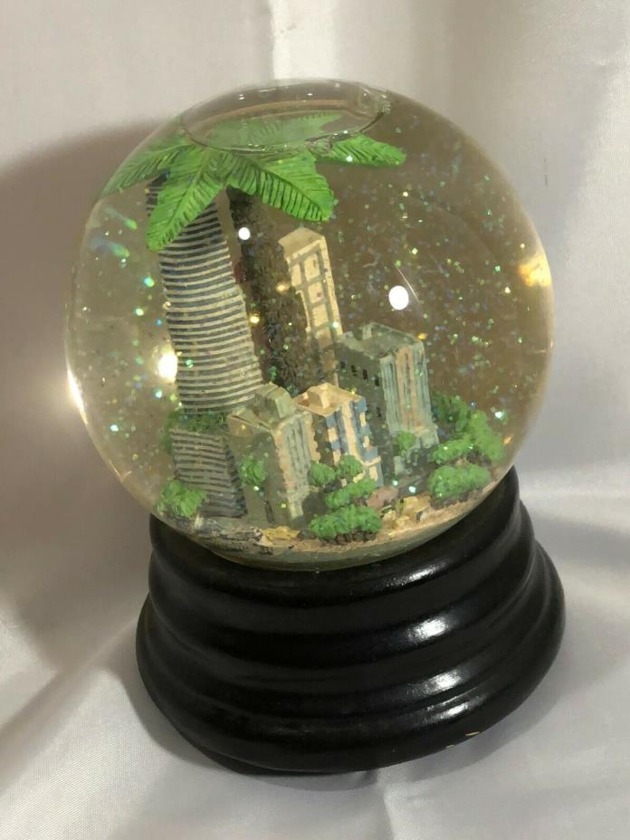 Florida Musical Snow Globe Dome Collectible by Saks Fifth Avenue