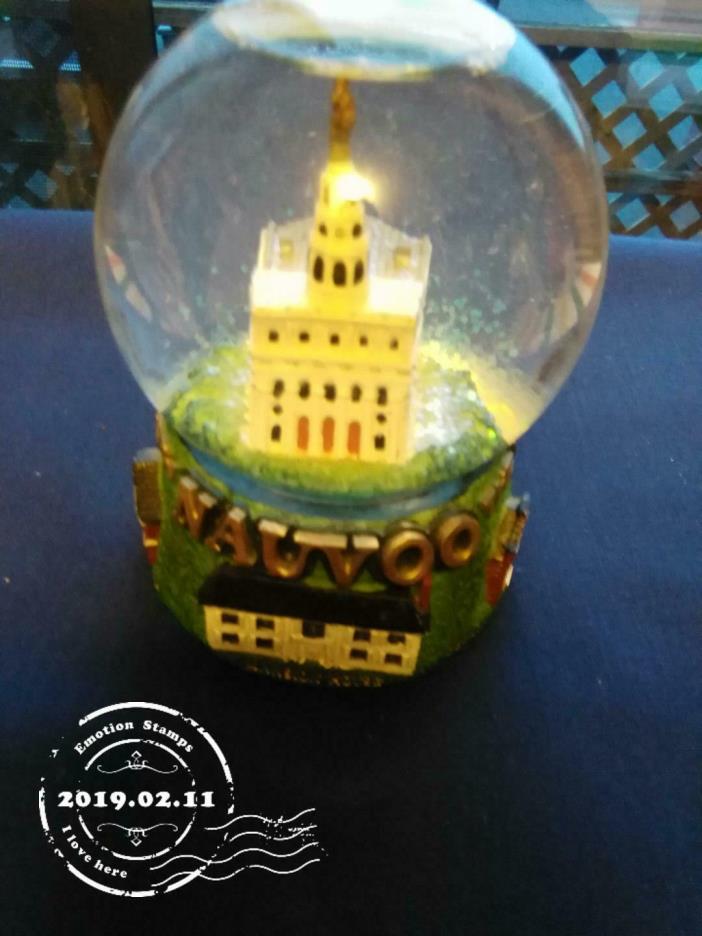 NAUVOO The Beautiful City of Joseph Snow Globe