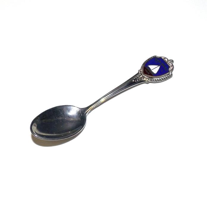 SPN-008 Vintage Sterling Silver Travel Souvenir Spoon San Diego California