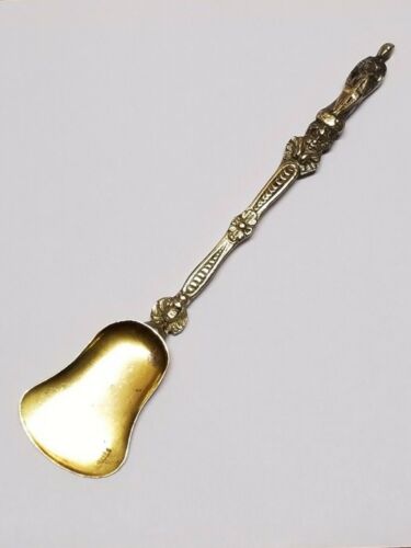 Figural Vintage Shovel Sugar Spoon Italy Bi-Metal 5 1/4
