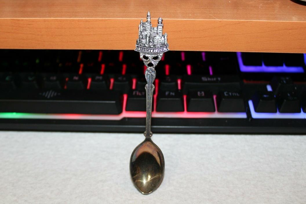 Neuschwanstein Germany silver plated collectible souvenir spoon