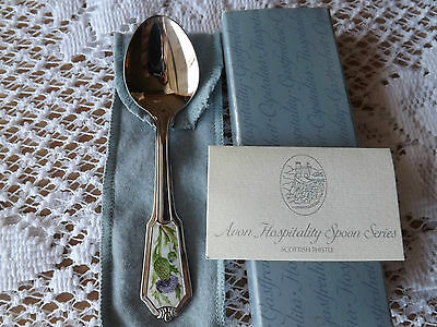 Vintage  Avon Collectible Hospitality Spoon Series, Scottish Thistle, Scotland