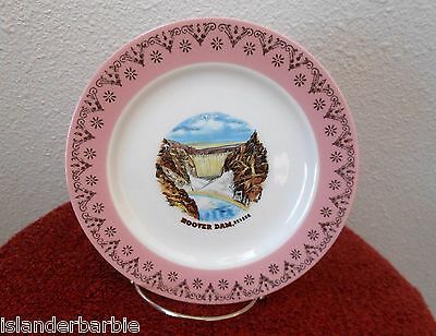 Hoover Dam Plate Nevada NV Vintage Homer Laughlin Made in USA