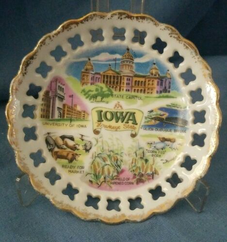 State of Iowa miniture plate