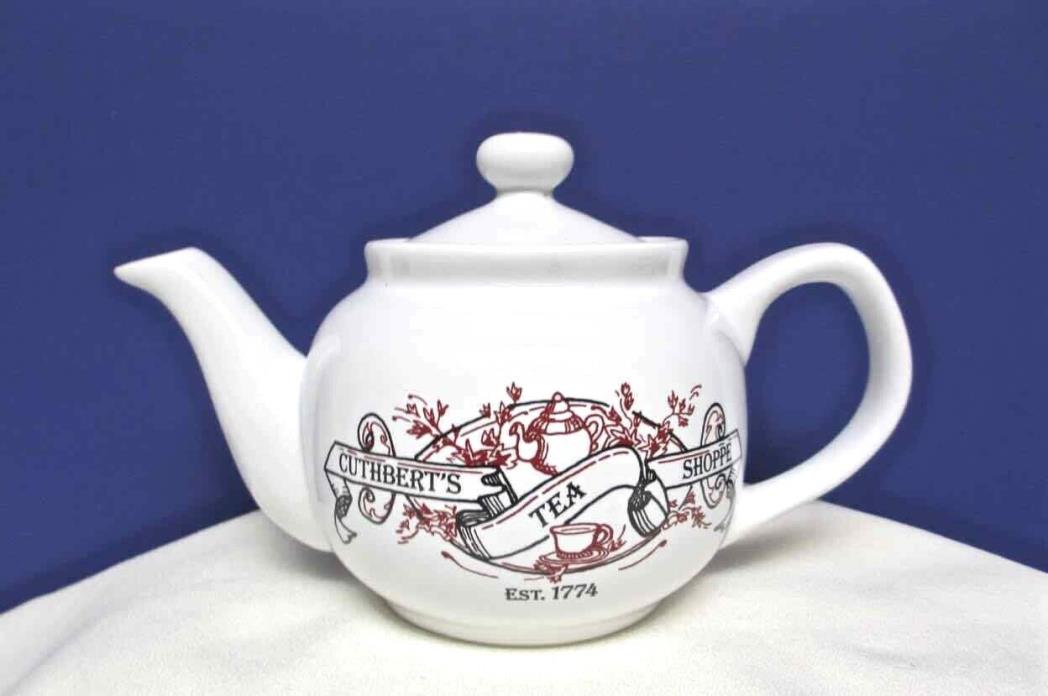 Teapot Tea Pot CUTHBERT’S TEA SHOPPE Old Amsterdam Porcelain Works
