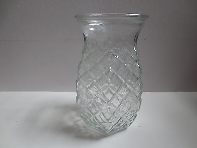 Glass Vase Pineapple Design
