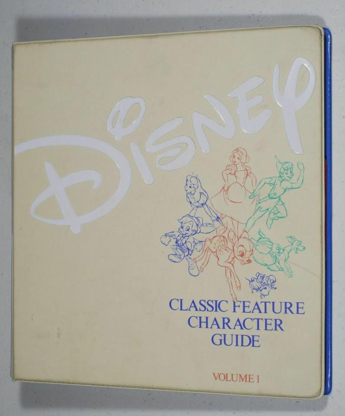 Disney Classic Feature Character Guide Volume 1 - Rare Style Art Guide Binder