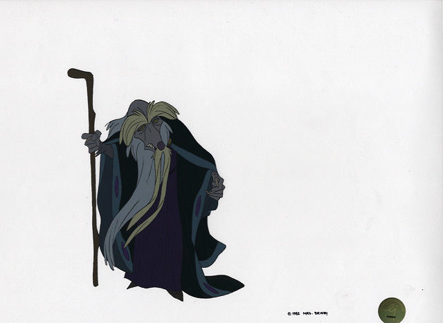 Secret of NIMH Don Bluth Nicodemus 1982 production animation cel LJE Seal COA