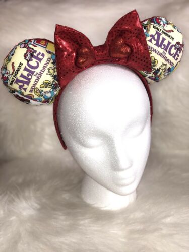 Alice in Wonderland Inspired Mickey Mouse Ears