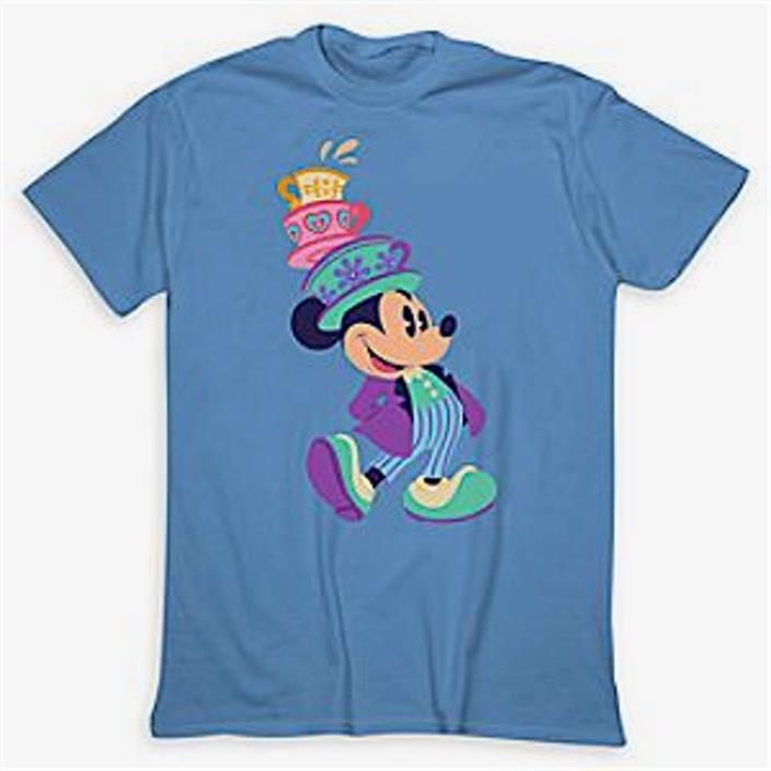 Disney Parks Mickey Mouse Mad Tea Party Teacups T-Shirt Limited Release Adult S