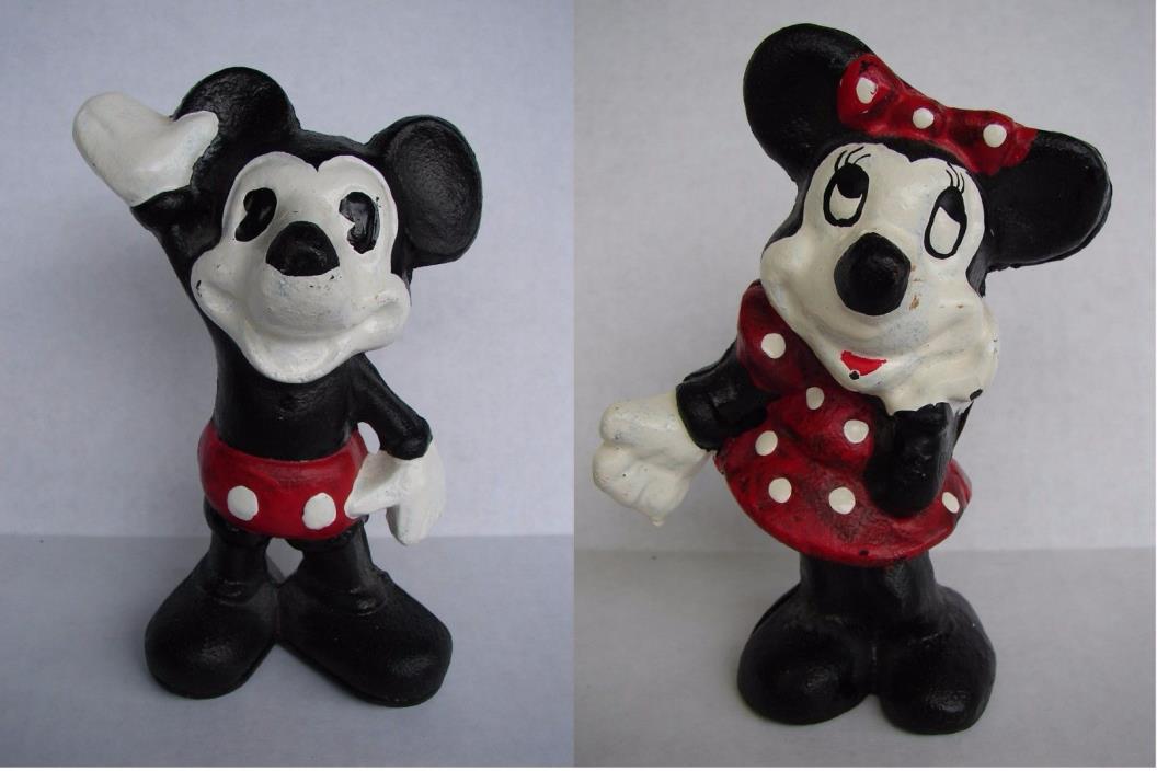 cast iron mickey mouse figurine