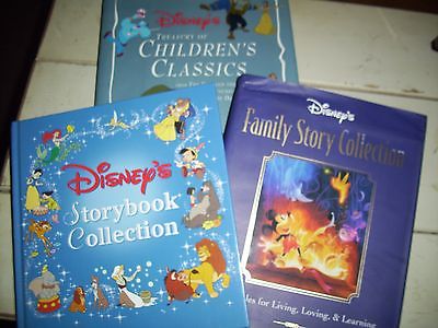 LOT OF 3 HARD COVER DISNEY STORYBOOKS - COLLECTION & CLASSICS