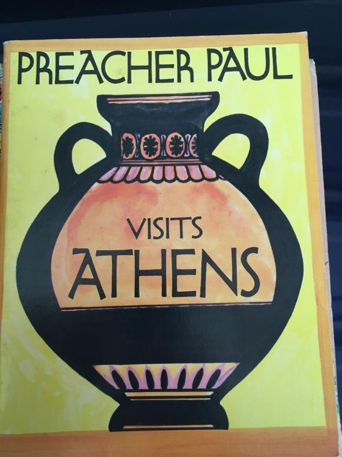Vintage Preacher Paul Visits Athens Kids Book 1971