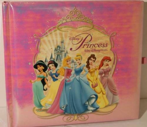 Pink Disney Princess Autograph Book & Photo Album Signatures Walt Disney World