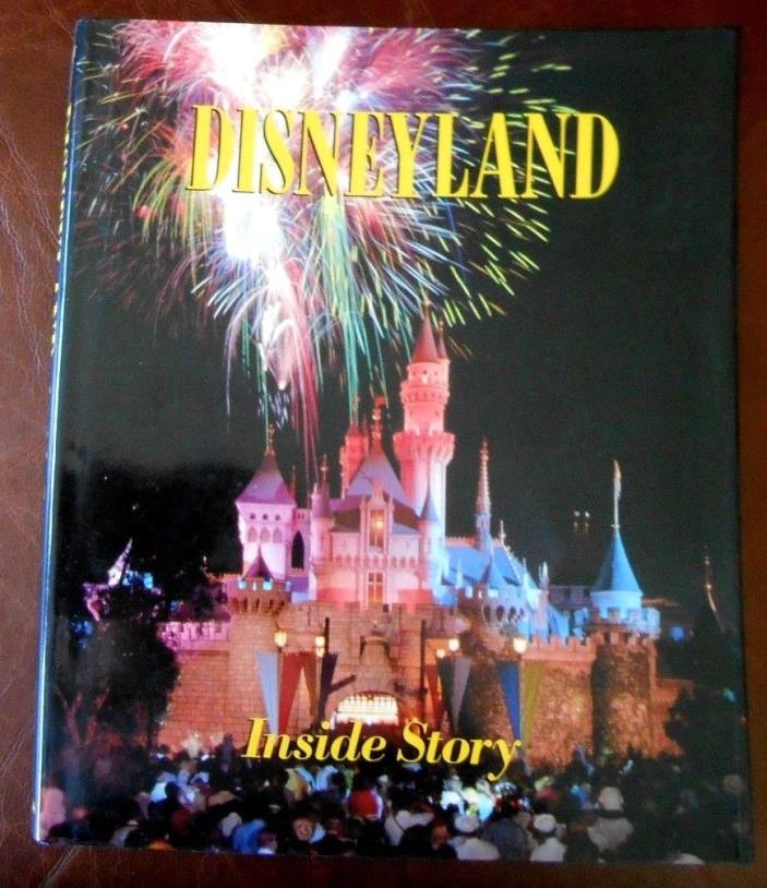 Vtg 1987 1st ed. Walt DISNEY DISNEYLAND Inside Story by Randy Bright Photo Book