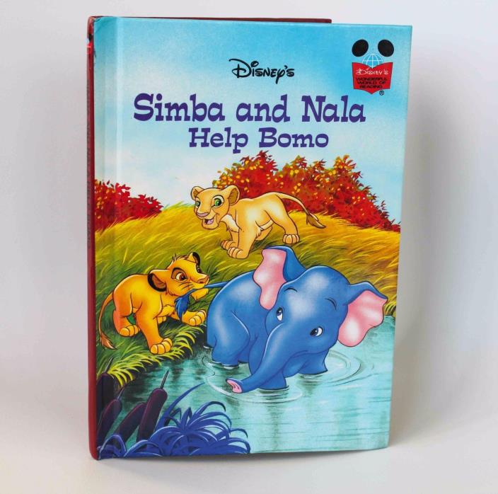 Disney The Lion King Simba and Nala Help Bomo Childrens Book 1995 Vintage 90s