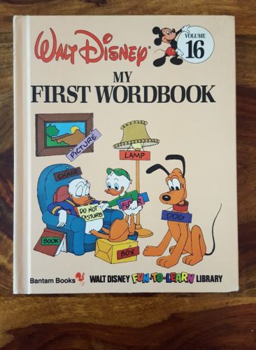 Walt Disney Bantam book - My first wordbook(Volume 16)(1984)