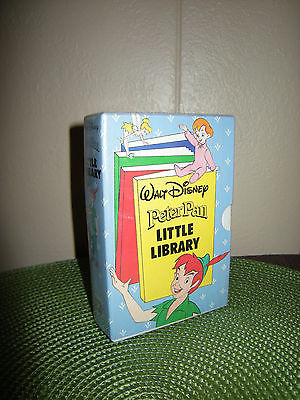 Walt Disney Peter Pan Little Library 4 Book Set, NIP, 1992 Mouse Works