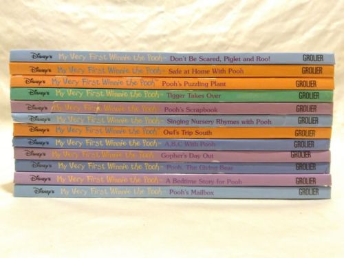 My Very First Winnie The Pooh 12 Books Hardcover Lot Disney Kids Baby Series Set