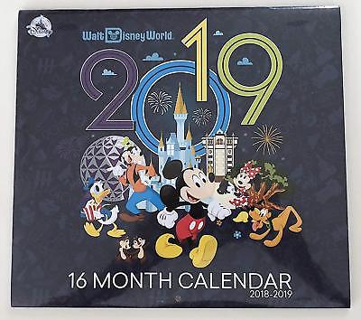NEW Walt Disney World Parks 2019 16 Month Photo Calendar 2018-2019 - Epcot Magic
