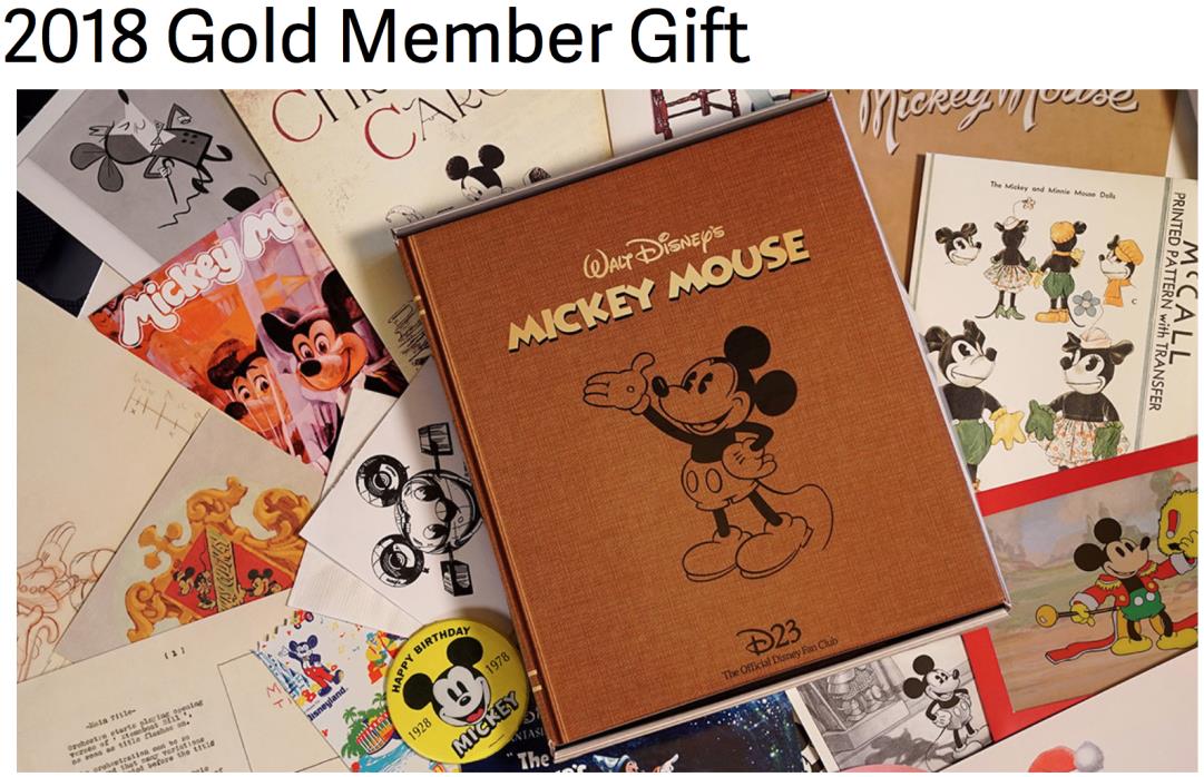 D23 EXCLUSIVE 2018 Gold Member Gift Set