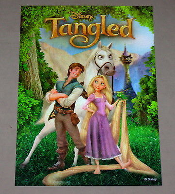 Disney Movie Club 3D Lenticular Card Tangled collector's