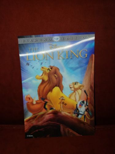 Disney Movie Club 3d Lenticular Card ~ Lion King ~ RARE