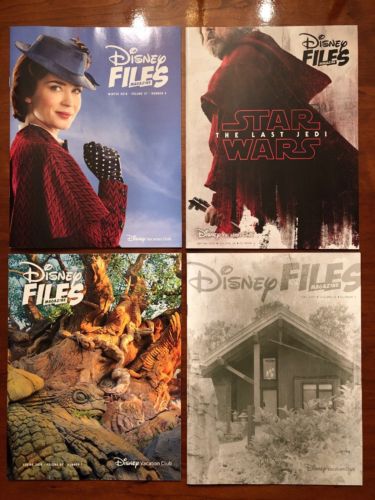 Disney Files - FOUR Magazines - Mary Poppins + 2018 & 2017