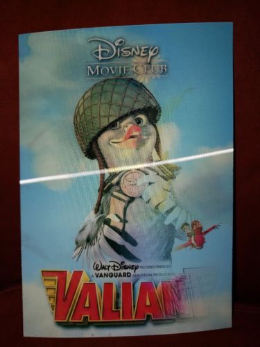 Disney Movie Club 3d Lenticular Card ~ Valiant ~ RARE