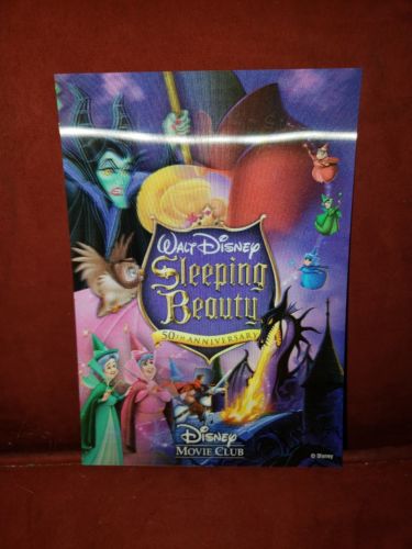 Disney Movie Club 3d Lenticular Card ~ Sleeping Beauty~ RARE
