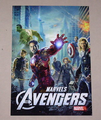 Disney Movie Club 3D Lenticular Card Marvel The Avengers RARE collector's
