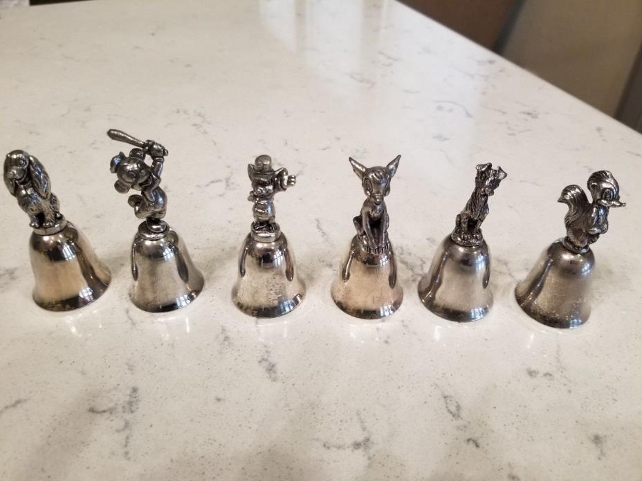 Disney Character Bells purchased from the New England Collectors Club in 1994