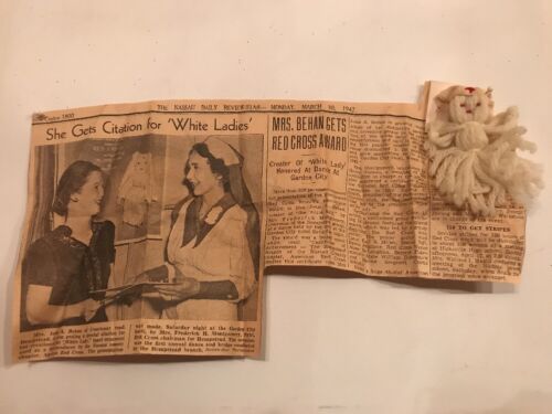 Rare! Mar 30 1942 Nassau Daily Review-Star Creator of Red Cross 