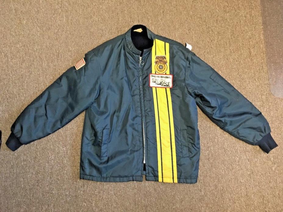 Vintage Teamsters Large Jacket 100% Nylon 