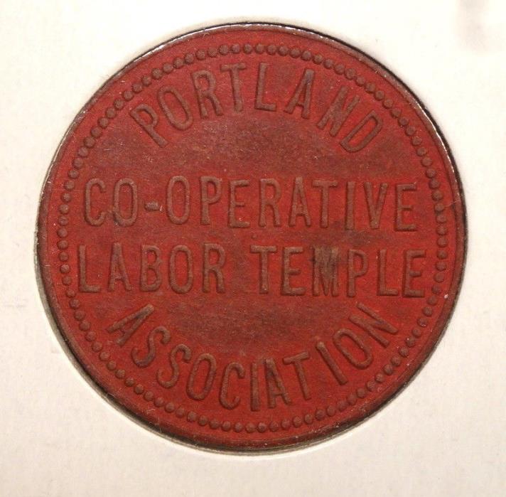 Token, Portland Co-Operative Labor Temple, Red Fiber
