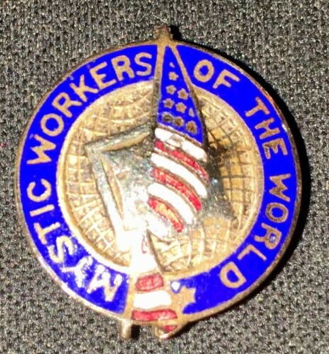 ANTIQUE MYSTIC WORKERS OF THE WORLD PIN