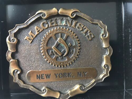 International Association of Machinists and Aerospace Workers  Belt Buckle