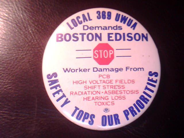 U.W.U.A.  LOCAL UNION 369 Boston Edison PIN