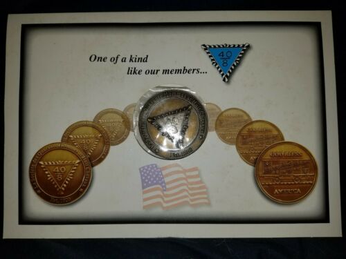 American Legion 40 8 Medallion Coin