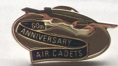 60th ANNIVERSARY OG THE ROYAL CANADIAN AIR CADETS PIN IN GOOD CONDITION, OC
