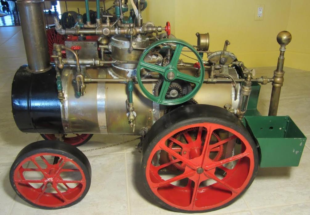 A.B. Wilson steam traction engine patent model 1 of kind # on working model 42 