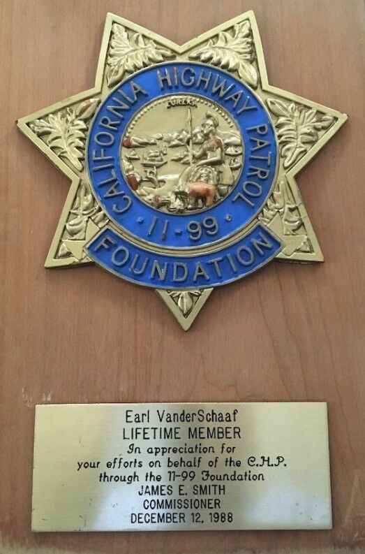 VINTAGE 11-99 FOUNDATION *LIFETIME* MEMBERSHIP PLAQUE *EXTREMELY RARE*