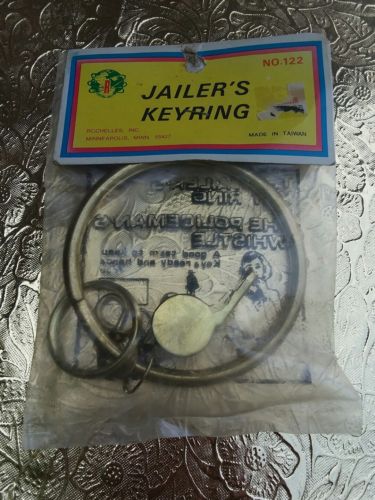 Jailer's Keyring And Policeman Whistle