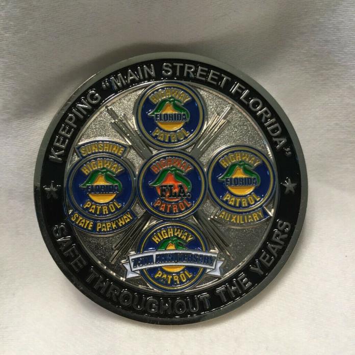 Florida Highway Patrol Troop K Turnpike challenge coin 