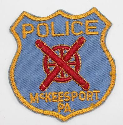 Rare Vintage McKeesport PA. Police Embroidered Patch