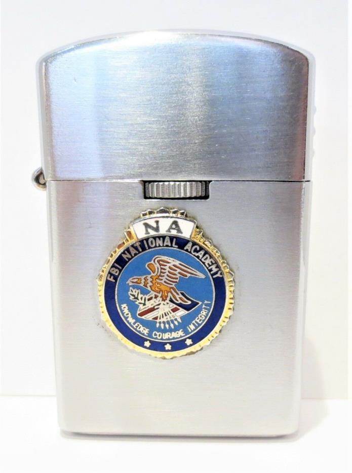 Vintage FBI National Academy Emblem SMC Japan Lighter