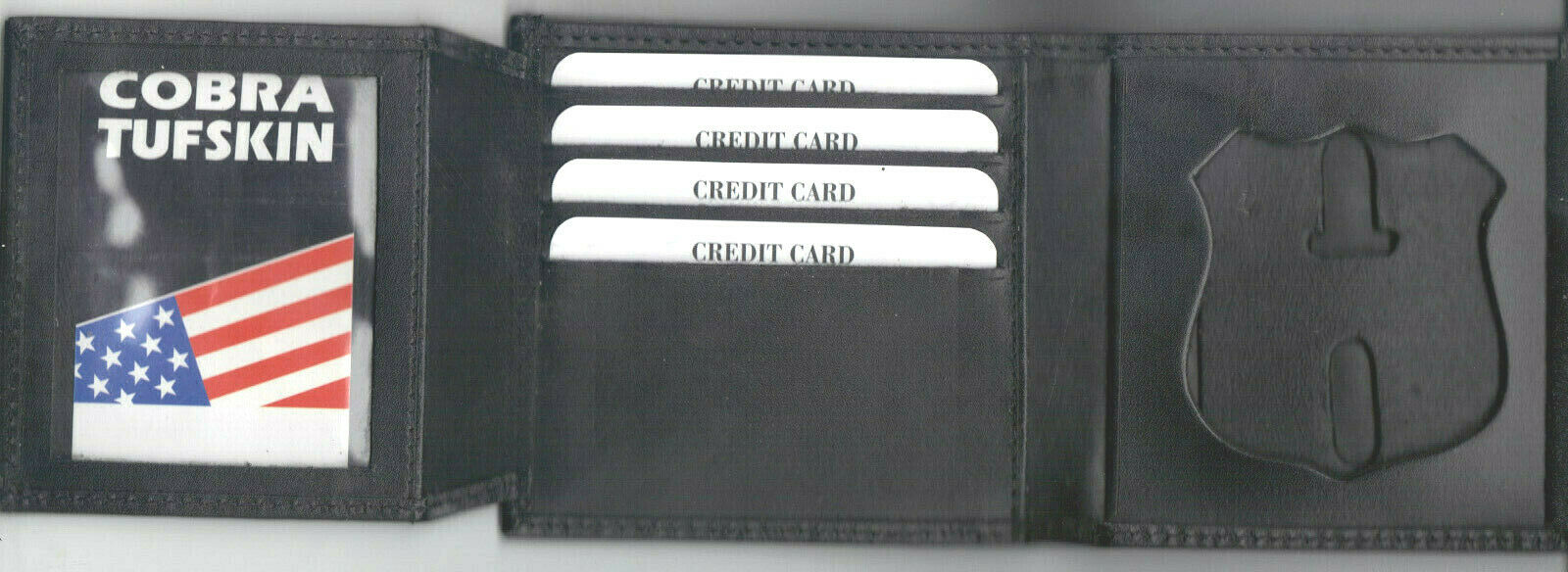 Franklin Plaza Police Officer (NY) Dual-ID Tri-Fold Money/Credit Card Wallet