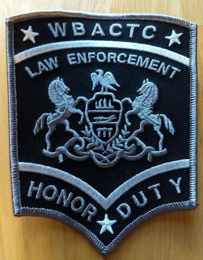 WILKES BARRE AREA CAREER & TECHNICAL CENTER LAW ENFORCEMENT HONOR DUTY PA PATCH